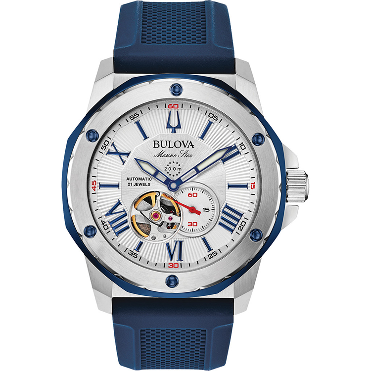 Bulova Men's Sport Strap Automatic from the Marine Star Collection